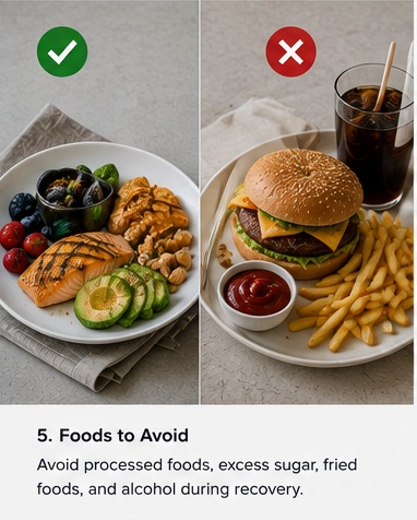 Nutrition after plastic surgery